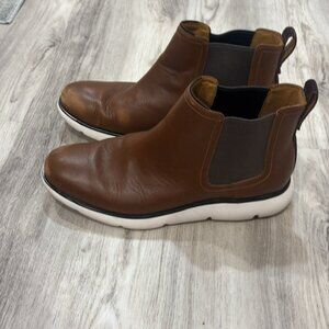 Cole Haan Men's Brown City Spectre  Chelsea leather Boots size 9.5
